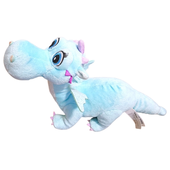 Disney Princess Sofia the First Crackle Dragon Plush 13" Blue Purple Sparkles - Picture 2 of 16